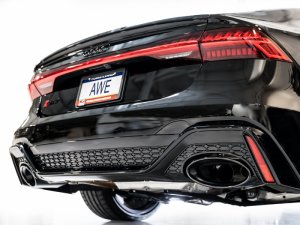 Audi RS6 Performance Exhaust - AWE Tuning - SwitchPath Cat-Back - Diamond Black - `21-`23